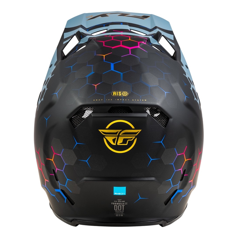 Kask motocrossowy FLY Racing Formula CC Tektonic czarno-szary