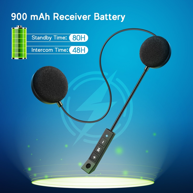 Zestaw słuchawkowy Bluetooth MaxTo BT11 900 Ah