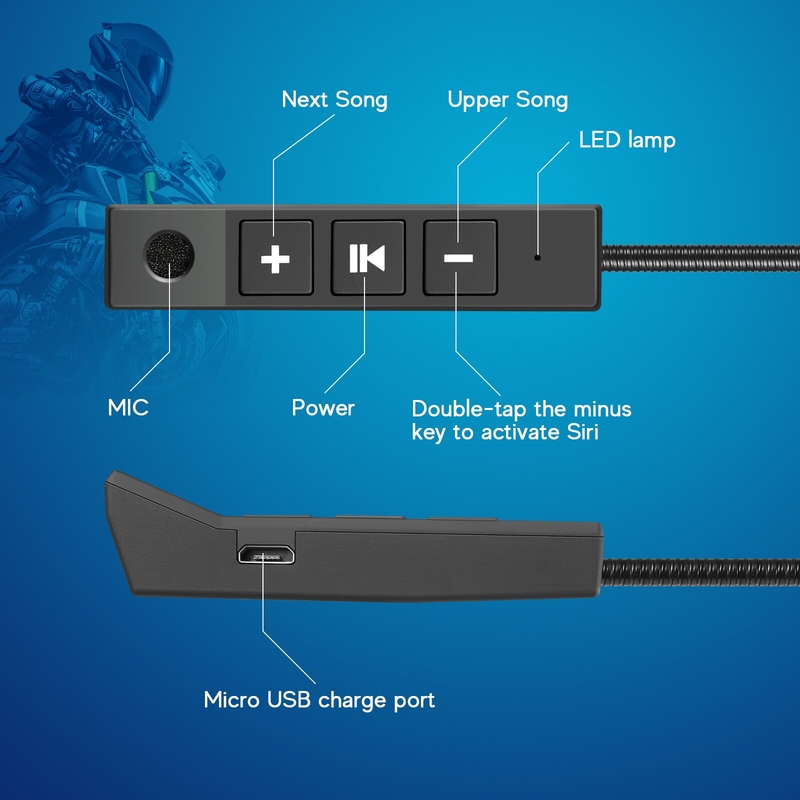 Zestaw słuchawkowy Bluetooth MaxTo BT11 900 Ah