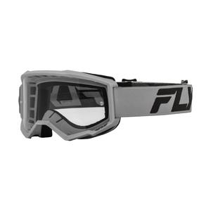Gogle motocrossowe FLY Racing Focus srebrno-czarne