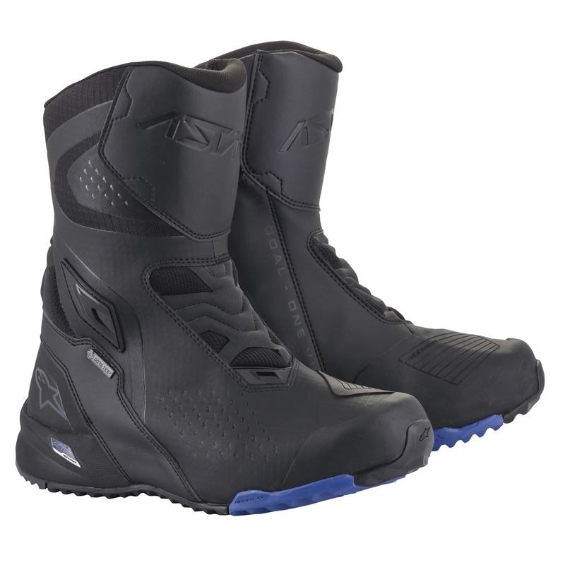 Buty motocyklowe Alpinestars RT-8 GORE-TEX czarno-niebieskie