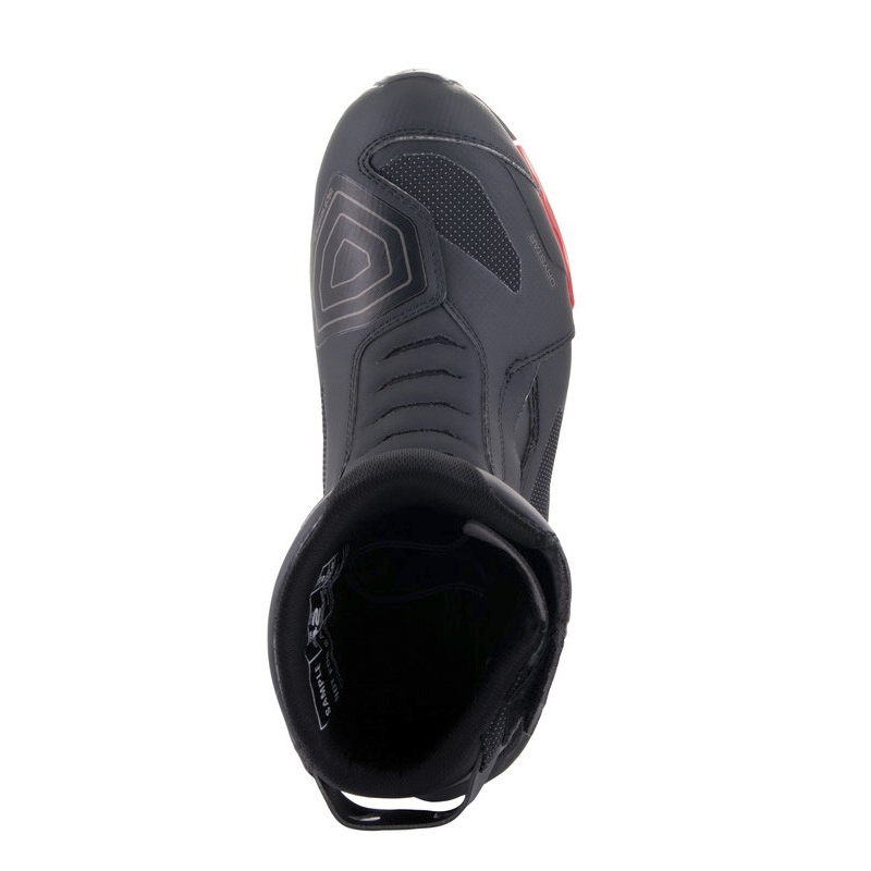 Buty motocyklowe Alpinestars RT-7 DRYSTAR czarno-czerwone