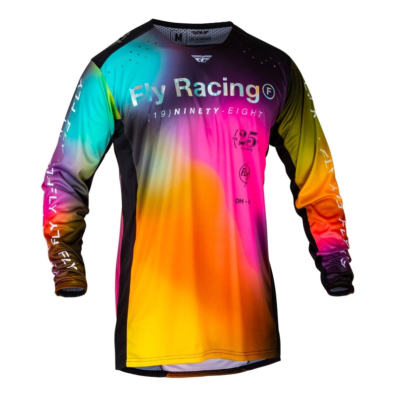 Koszulka motocrossowa FLY Racing Lite Le Legacy różowo-niebieska