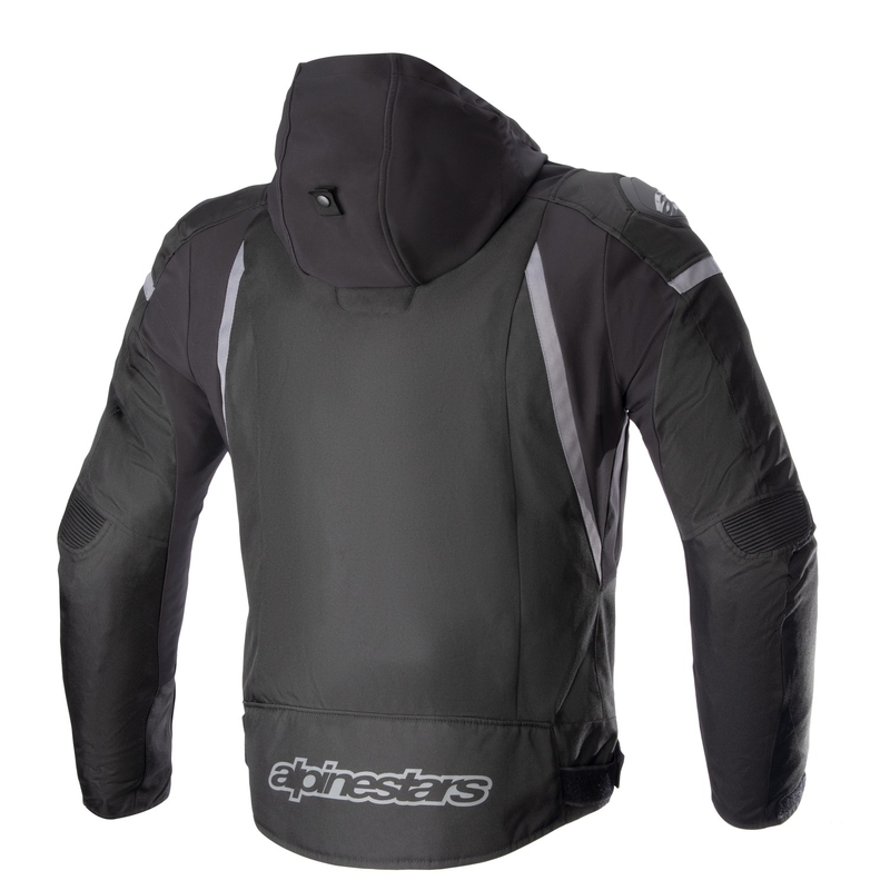 Wodoodporna kurtka motocyklowa Alpinestars Zaca czarno-ciemnoszara