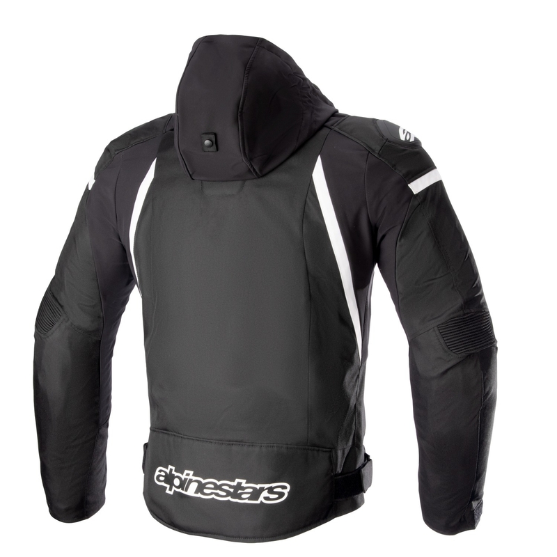 Alpinestars Zaca Wodoodporna kurtka motocyklowa czarno-biała