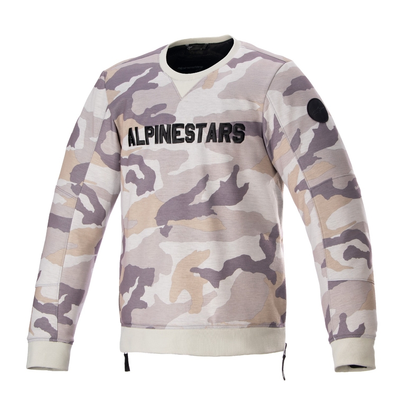 Bluza motocyklowa Alpinestars Legit Crew Fleece w kolorze jasnoszarym