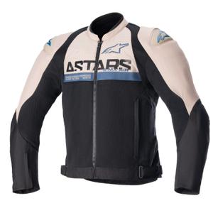 Kurtka motocyklowa Alpinestars SMX Air w kolorze jasnobrązowo-czarno-niebieskim