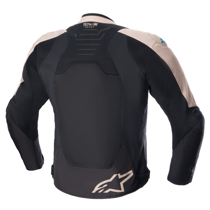Kurtka motocyklowa Alpinestars SMX Air w kolorze jasnobrązowo-czarno-niebieskim