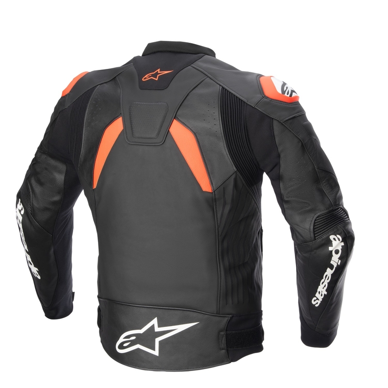 Kurtka motocyklowa Alpinestars GP PLUS 4 w kolorze czarno-fluo czerwono-białym