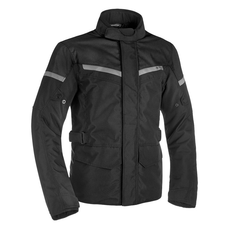 Kurtka motocyklowa Oxford Spartan Long WP w kolorze czarnym