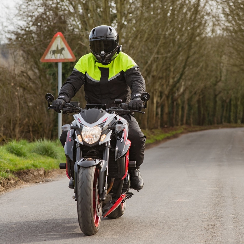Kurtka motocyklowa Oxford Spartan Long WP w kolorze czarnym
