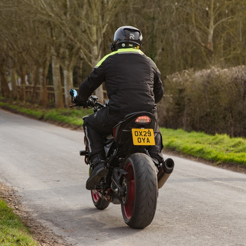 Kurtka motocyklowa Oxford Spartan Long WP w kolorze czarnym