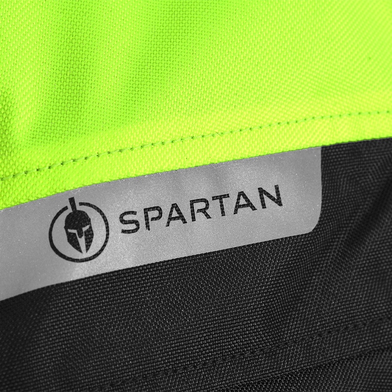 Kurtka motocyklowa Oxford Spartan Long WP czarno-fluo żółta