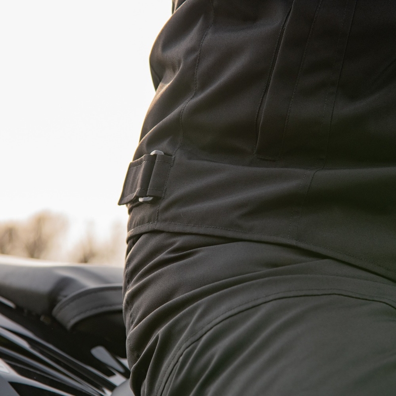Kurtka motocyklowa Oxford Spartan Short WP czarno-fluo żółta