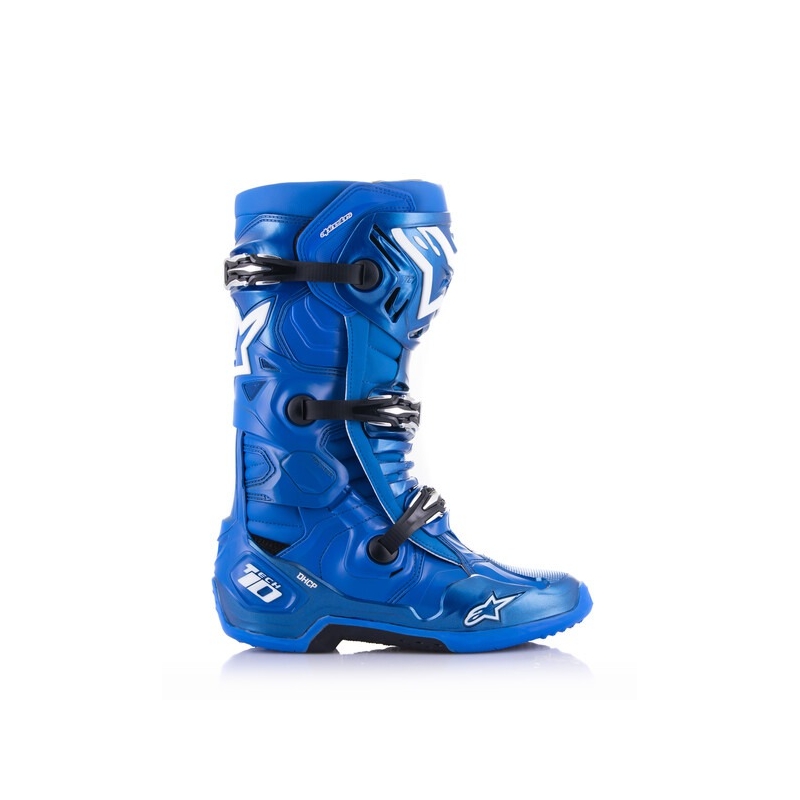 Buty motocyklowe Alpinestars Tech 10 niebiesko-czarno-białe