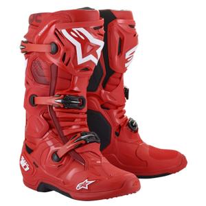Buty motocyklowe Alpinestars Tech 10 w kolorze czerwonym