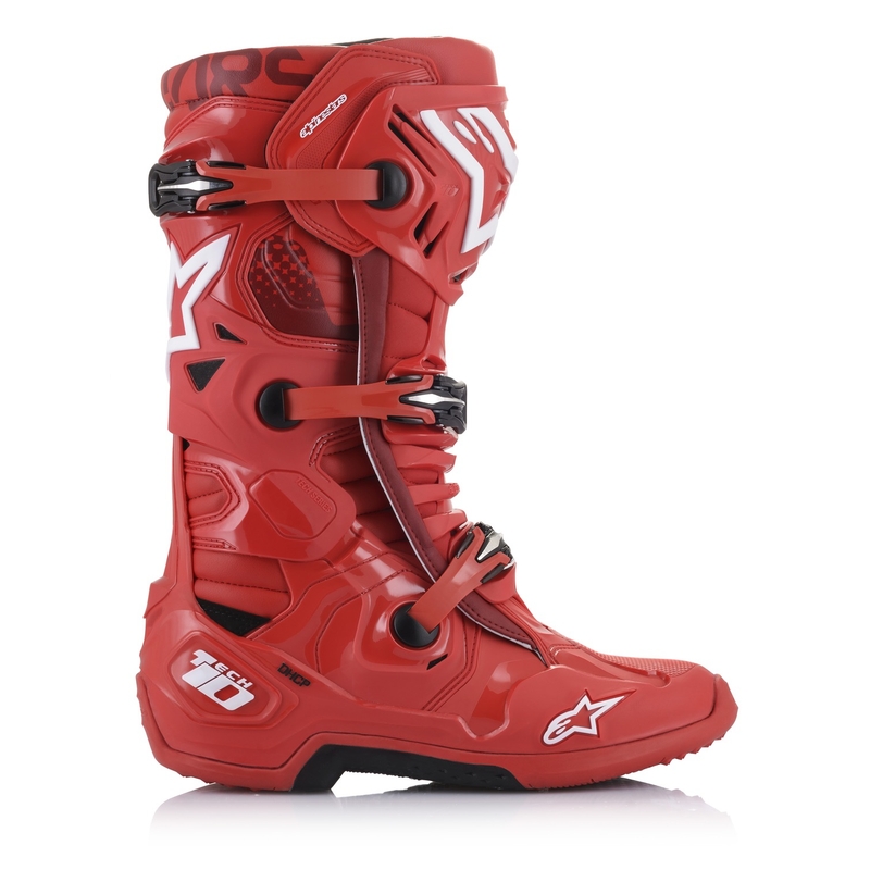 Buty motocyklowe Alpinestars Tech 10 w kolorze czerwonym