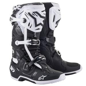 Buty motocyklowe Alpinestars Tech 10 w kolorze czarno-białym
