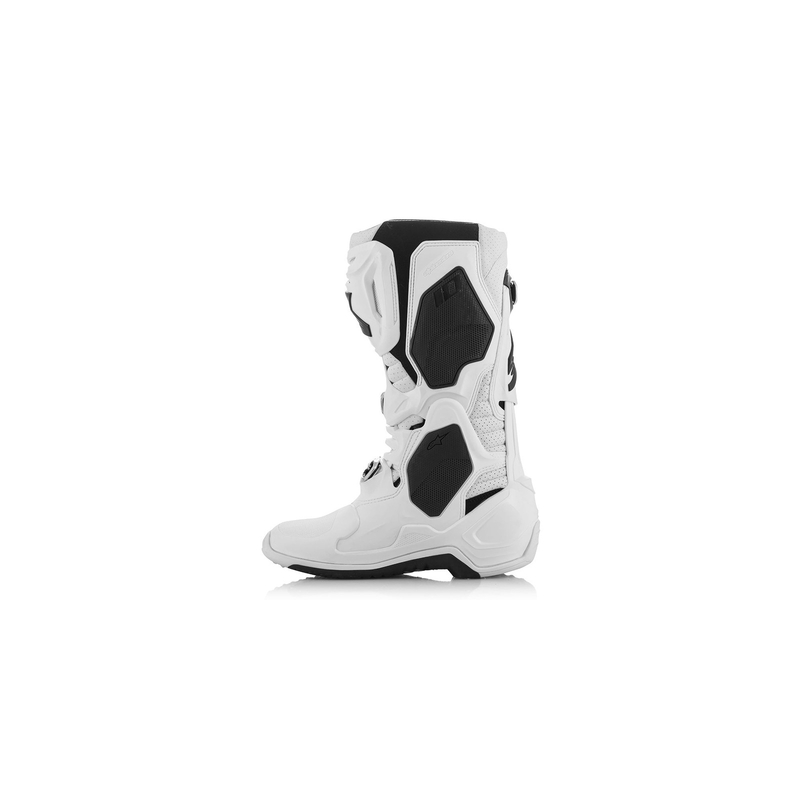 Buty motocyklowe Alpinestars Tech 10 Supervented, perforowane, białe