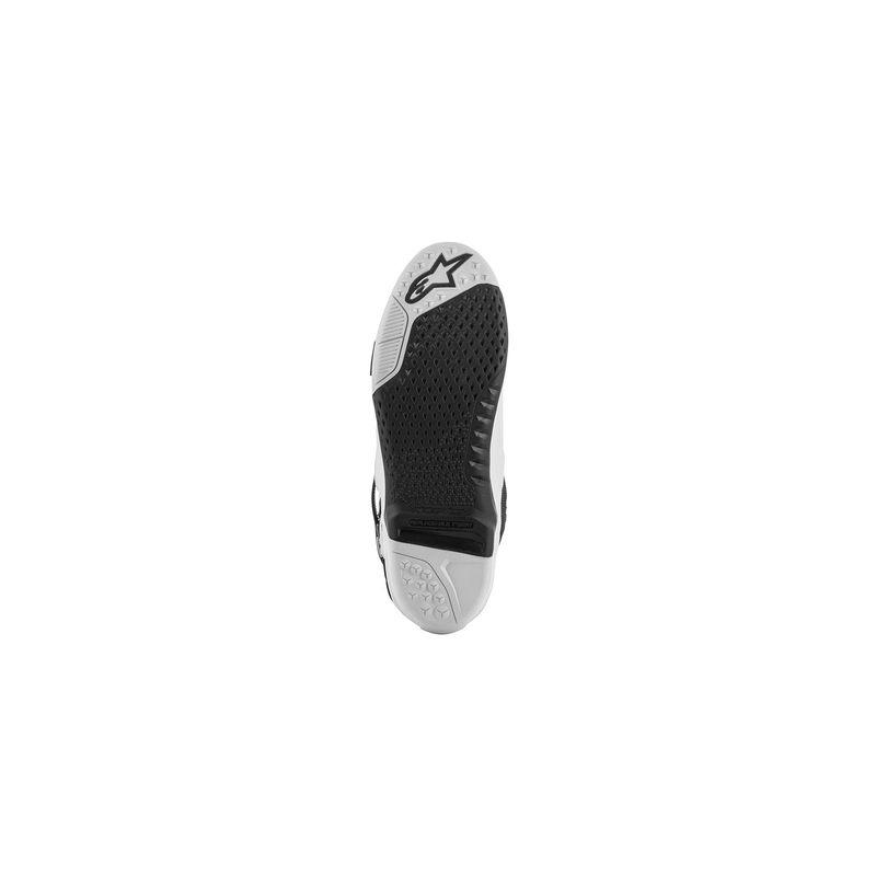 Buty motocyklowe Alpinestars Tech 10 Supervented, perforowane, białe