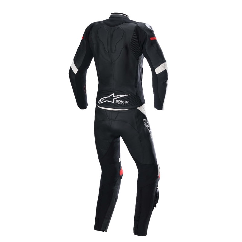 Dwuczęściowy skórzany kombinezon motocyklowy Alpinestars STELLA GP PLUS 2 damski czarno-biało-czerwony