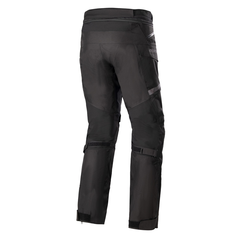 Rozszerzane spodnie motocyklowe Alpinestars Monteira Drystar XF czarno-czarne
