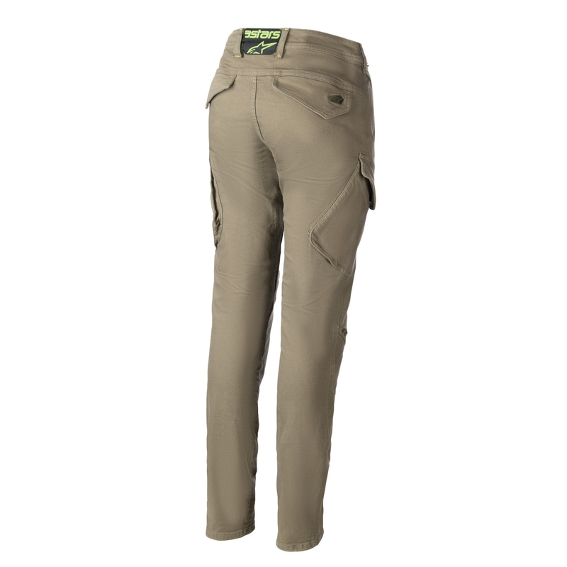 Damskie spodnie motocyklowe Alpinestars Caliber Tech w kolorze zielonym