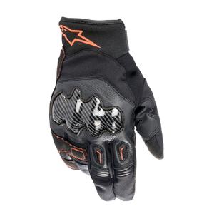 Rękawiczki motocyklowe Alpinestars SMX-1 Drystar czarno-fluo-czerwone