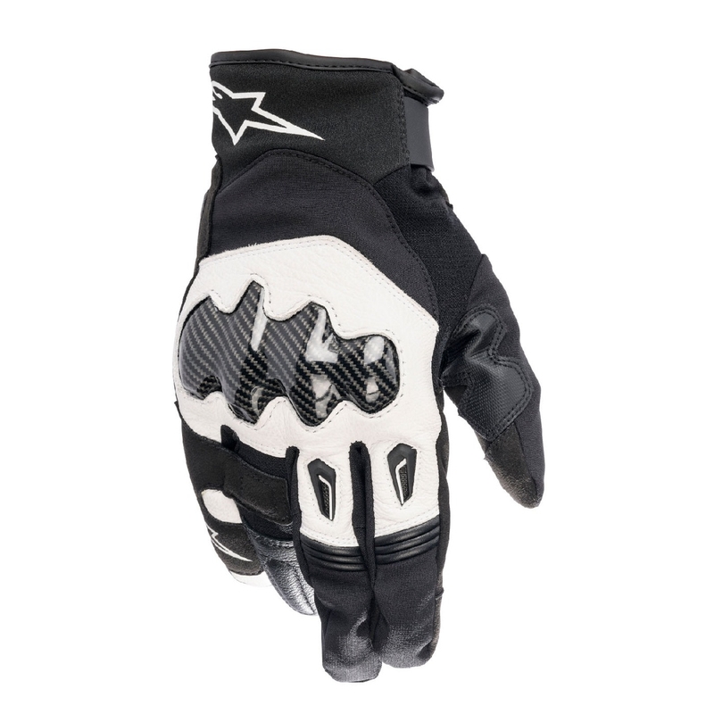 Rękawiczki motocyklowe Alpinestars SMX-1 Drystar czarno-białe