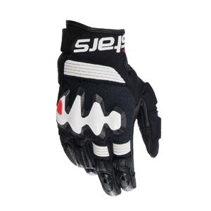 Rękawiczki motocyklowe Alpinestars Halo czarno-białe