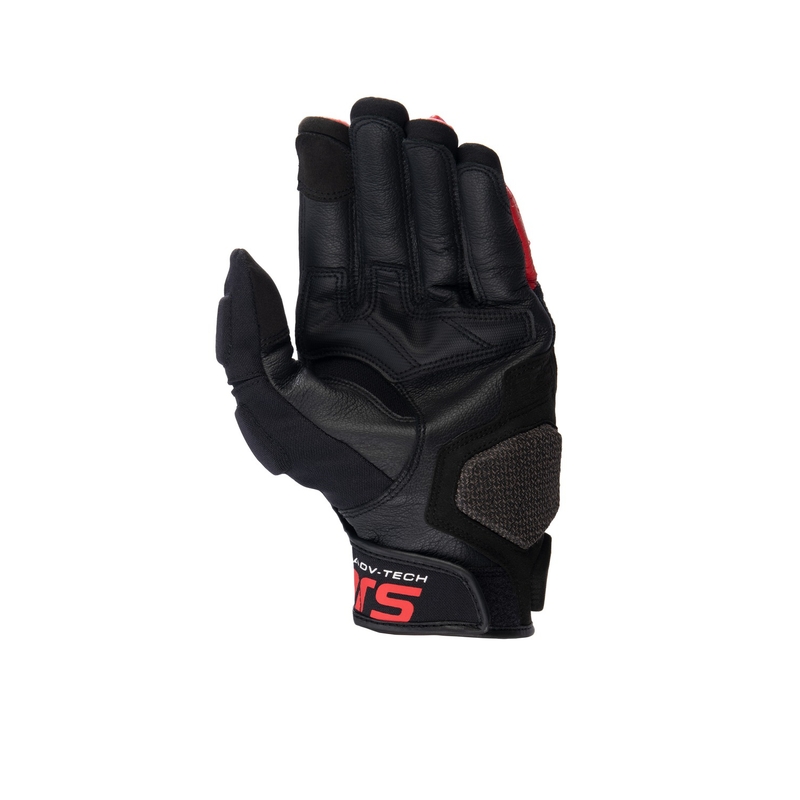Rękawiczki motocyklowe Alpinestars Halo czarno-biało-czerwone