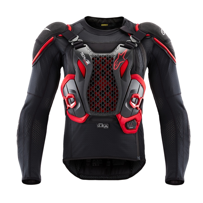 Kamizelka Alpinestars TECH-AIR®OFF-ROAD z systemem poduszek powietrznych czarno-czerwona