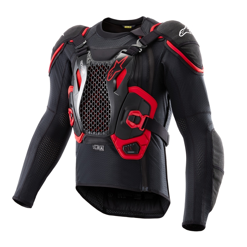 Kamizelka Alpinestars TECH-AIR®OFF-ROAD z systemem poduszek powietrznych czarno-czerwona