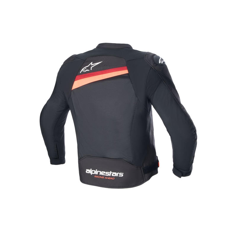 Kurtka motocyklowa Alpinestars T-GP PLUS R 4 Airflow w kolorze czarno-fluoczerwonym