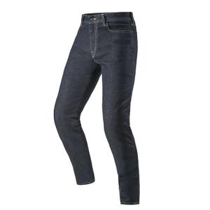 Niebieskie, sprane jeansy motocyklowe Alpinestars Copper 3 Denim