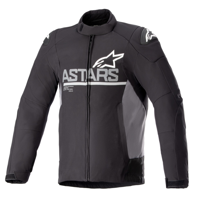 Alpinestars SMX Wodoodporna kurtka motocyklowa w kolorze czarno-ciemnoszarym