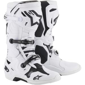 Buty motocyklowe Alpinestars Tech 10 białe - II. jakość wyprzedaż