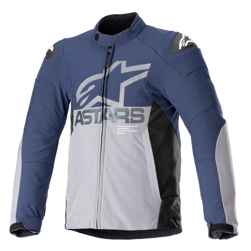 Alpinestars SMX Wodoodporna kurtka motocyklowa w kolorze ciemnoniebiesko-szarym