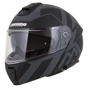 Kask motocyklowy składany Cassida Modulo 2.1 Profil Vision matowy czarno-szary odblaskowy