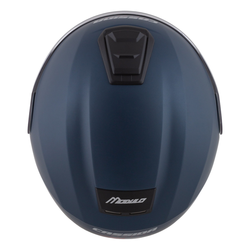 Kask motocyklowy składany Cassida Modulo 2.1 Compass matowo-niebieski perłowo-czarno-czerwony