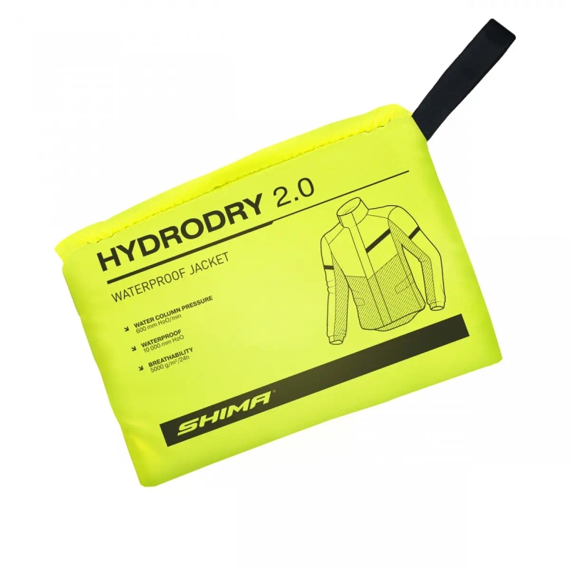 Kurtka wodoodporna Shima Hydrodry 2.0 czarno-fluo-żółta