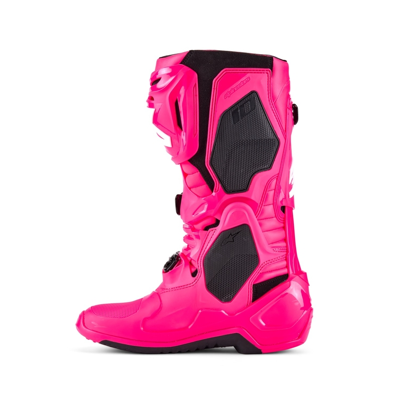 Buty motocyklowe Alpinestars Tech 10 różowo-czarno-białe