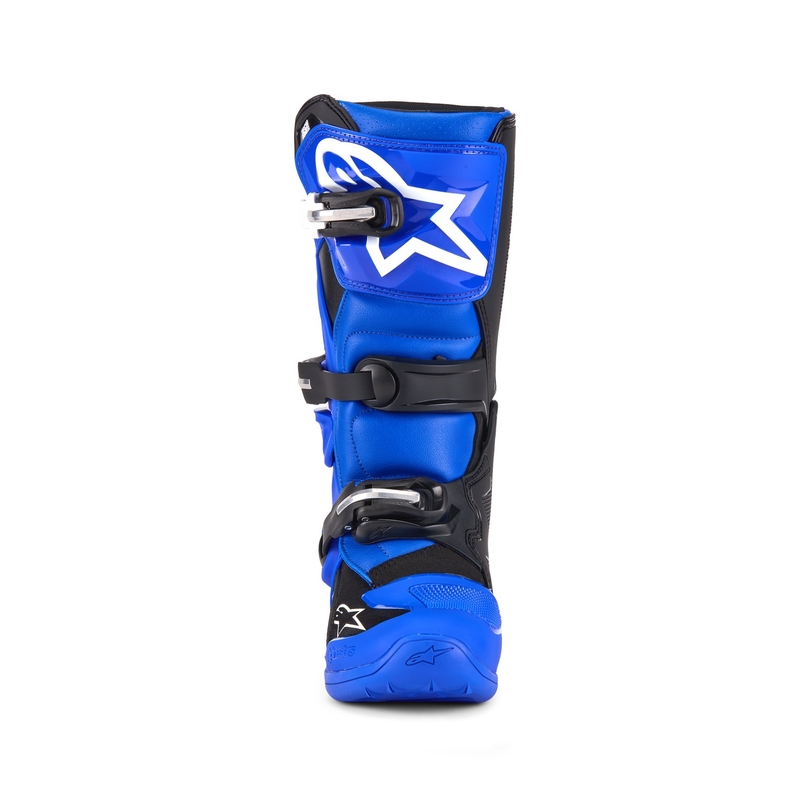 Buty motocyklowe dziecięce Alpinestars Tech 7 S niebiesko-biało-czarne
