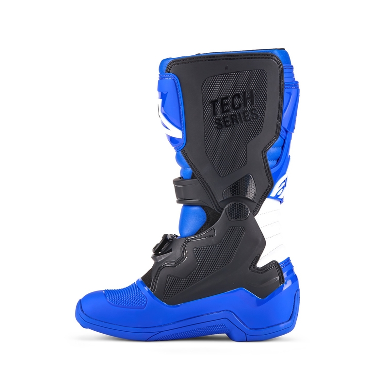 Buty motocyklowe dziecięce Alpinestars Tech 7 S niebiesko-biało-czarne