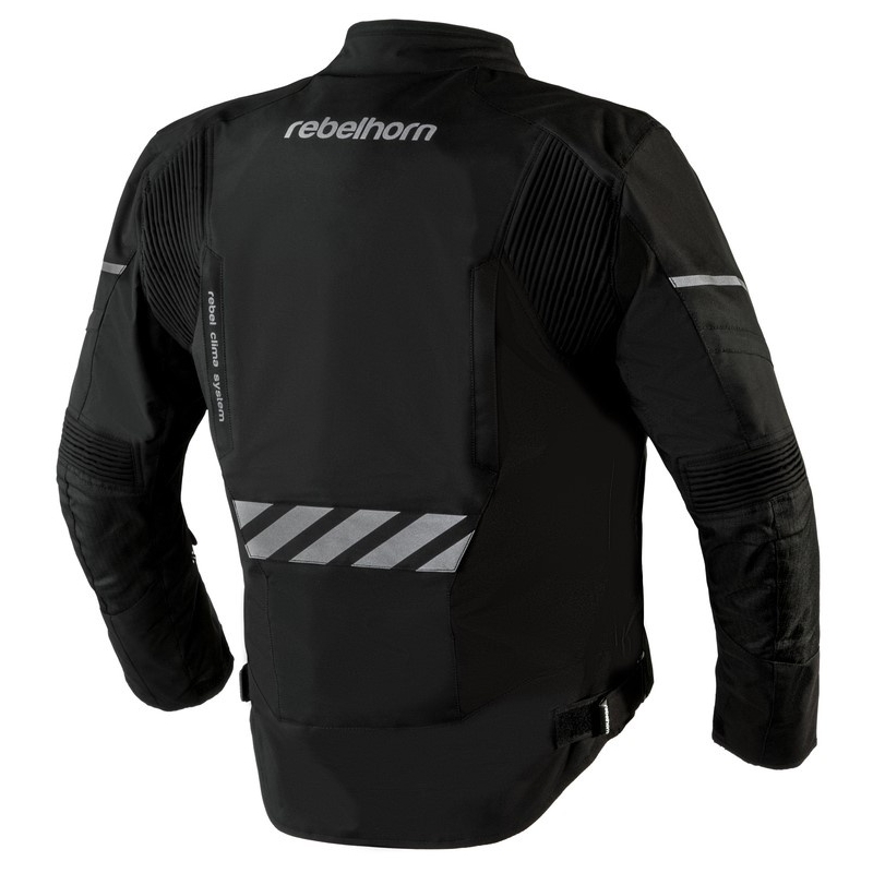Kurtka motocyklowa Rebelhorn District czarna wyprzedaż