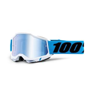 Dziecięce gogle motocrossowe 100% NOVEL ACCURI w kolorze niebieskim z plexi