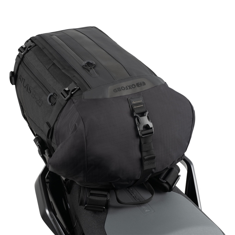 Torba motocyklowa Oxford Atlas B-20 Advanced Backpack 20 l czarna