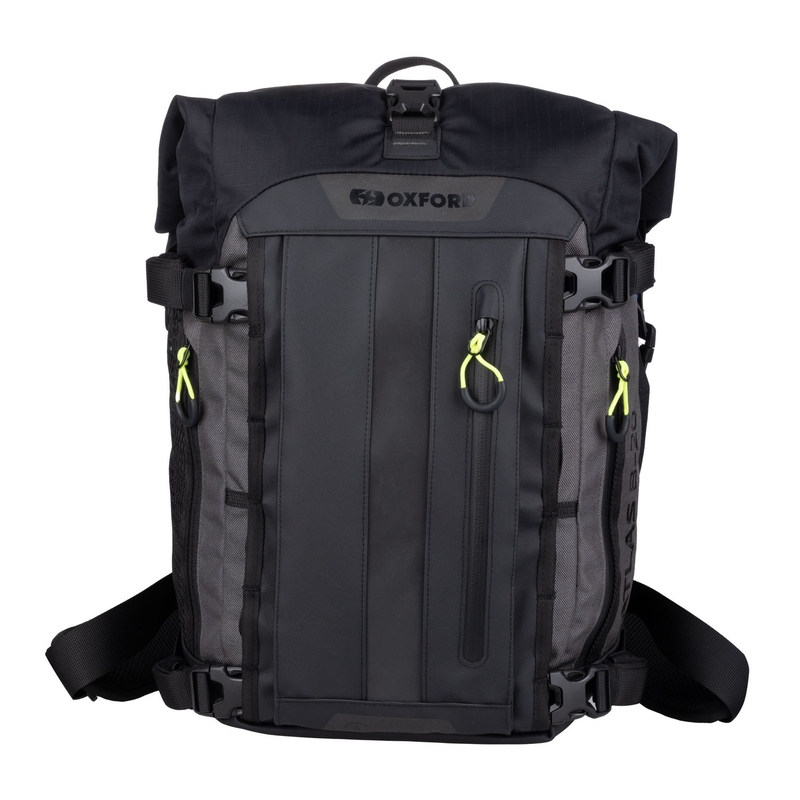Torba motocyklowa Oxford Atlas B-20 Advanced Backpack 20 l szara