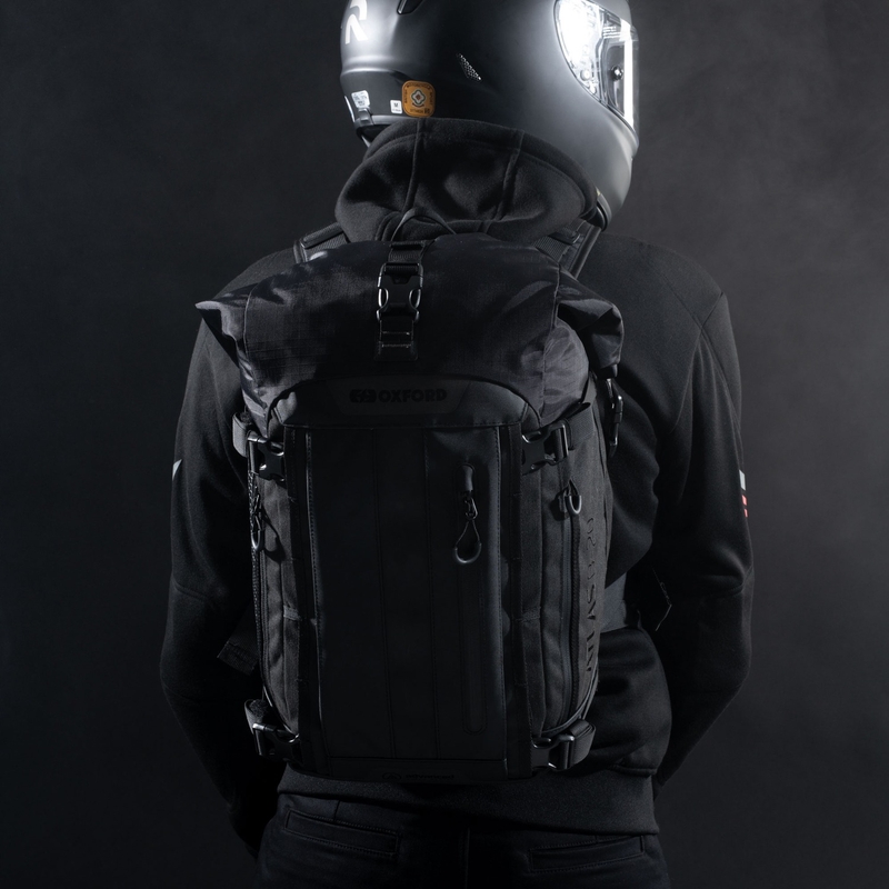 Torba motocyklowa Oxford Atlas B-20 Advanced Backpack 20 l szara