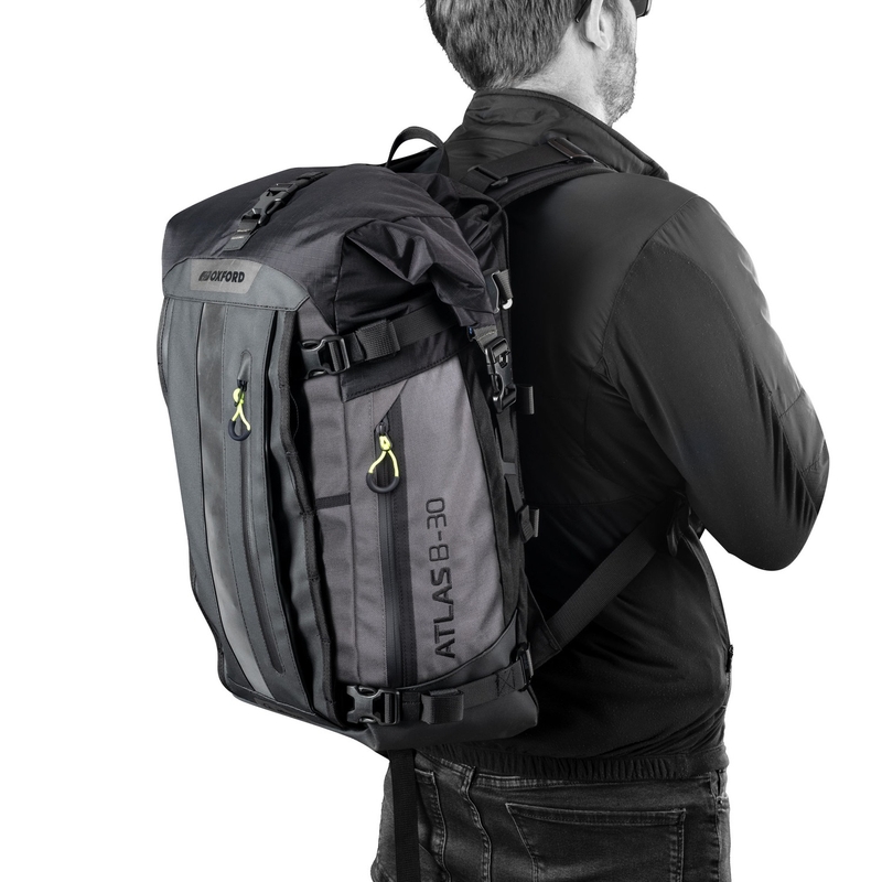 Torba motocyklowa Oxford Atlas B-30 Advanced Backpack 30 l czarna